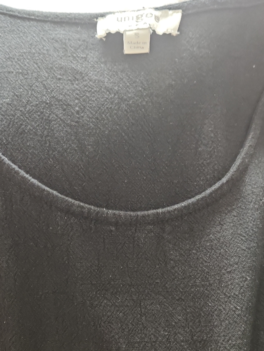 Umgee Black Scoop Neck Tunic Top